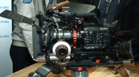 Newsshooter at BVE 2016 Vocas FS5 PL mount and shoulder rig