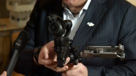 Newsshooter at NAB 2016 DJI Osmo four axis stabiliser