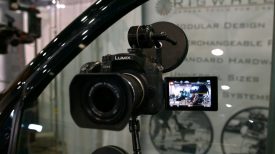 Newsshooter at NAB 2016 Rigwheels windscreen mount