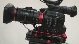 Pre production Canon CN E 18 80mm T4.4 L IS servo zoom sample video Canon Log 1