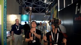 Newsshooter at IBC 2016 Konova handheld and airborne gimbal for 360 cameras 1