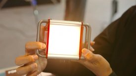 Newsshooter at Photokina 2016 Fomex bi colour LED lights with tough metal case and USB charging 1