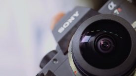 Newsshooter at Photokina 2016 iZugar fisheye lens fits M43 and Sony E mount