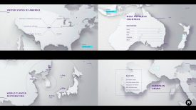 World In Numbers Modular Template for Apple Motion FCPX MotionVFX