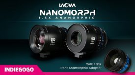 NEW 65mm 80mm for the most compact anamorphic lens series with a 1 33X FRONT Anamorphic adapter