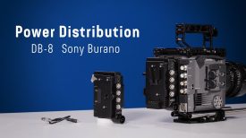 Sony Burano Power Distribution Box DB 8 in Gold Mount and V Mount