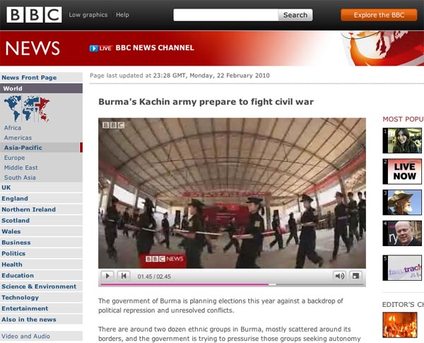 bbc kachin The Burma story shot on 5DmkII, click picture to view the video on the BBC website