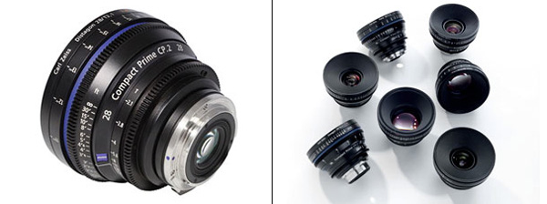 Zeiss CP.2 Cine lenses with long focus travel