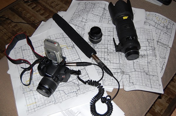 My Canon T2i kit with Nikon lenses