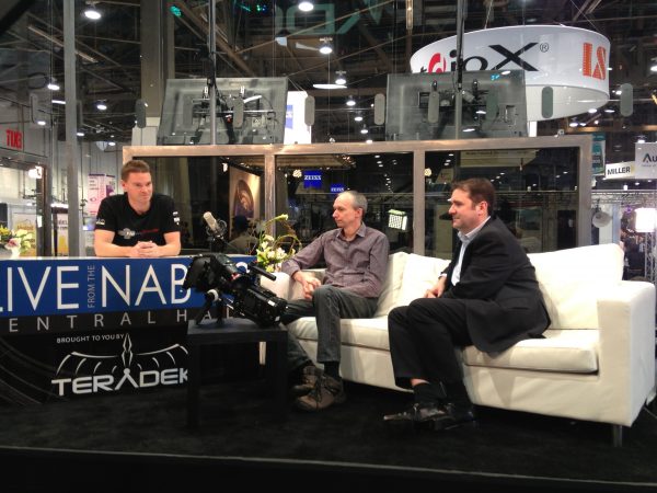 Our technical editor Matt Allard hosts our live show at NAB earlier this year