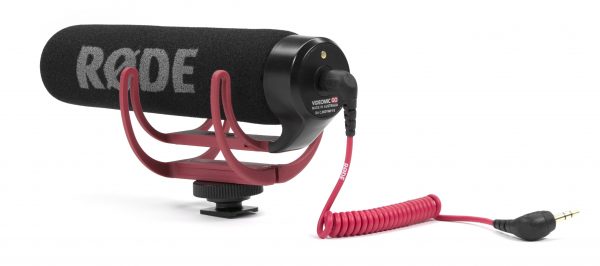 The VideoMic Go has a Rycote Lyre suspension system