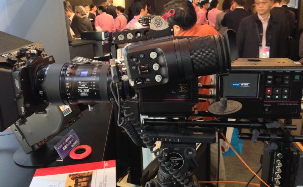 The Zeiss 70-200 Cinema zoom was showing a lovely 8K image at the Astro Design booth