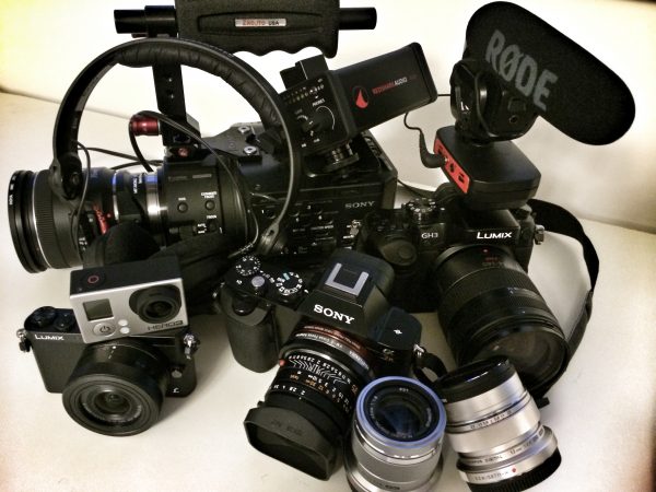 What gear should a Multimedia shooter on a budget choose?