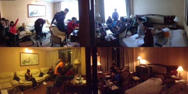 Working day and night: editing under the gun in a hotel room come edit suite