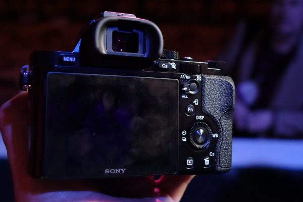The rear of the Sony A7s
