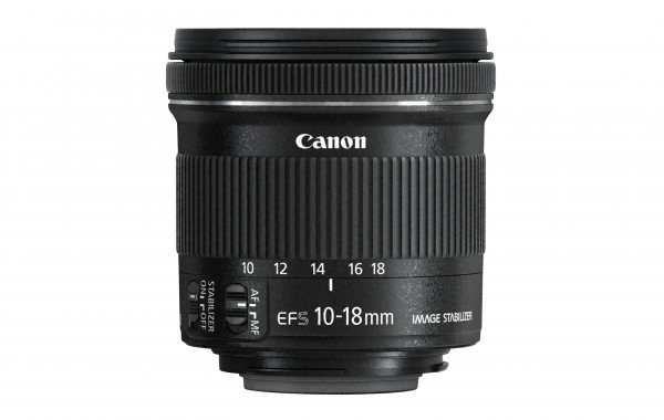 The EF-S 10-18mm f4.5-5.6 IS STM lens