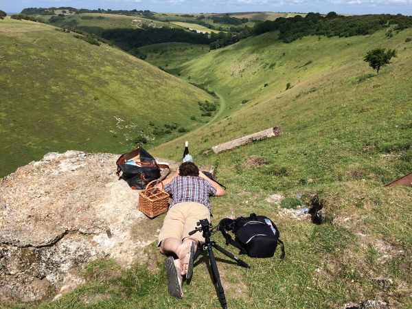 Shooting One Minute Wine at the Devil’s Dyke