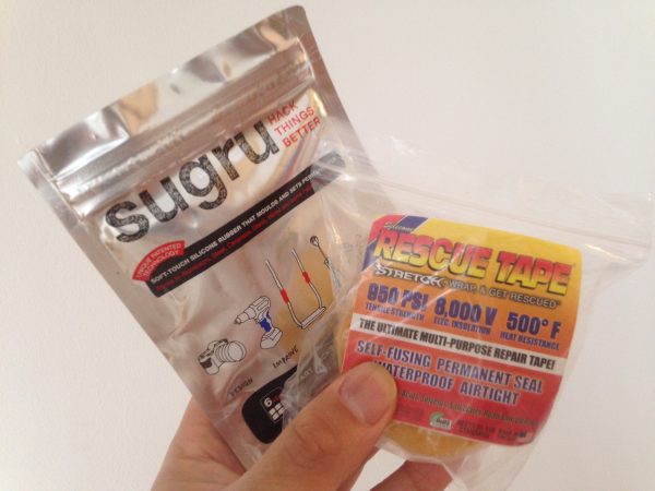 Hacking essentials: Sugru and Rescue tape