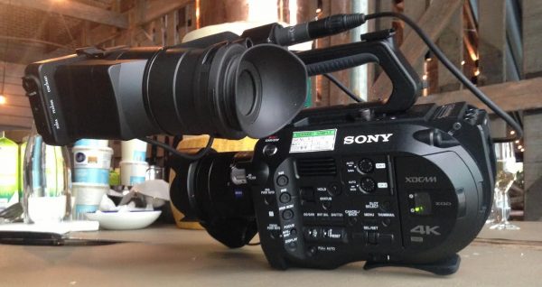 The FS7 came equipped with a Sony/Zeiss 24-70mm lens FE lens