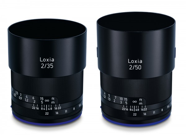 The new Zeiss Loxia manual focus E-mount lenses