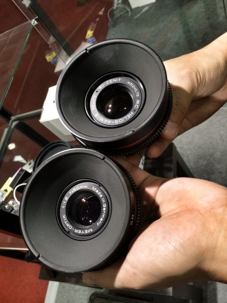 Meyer Optic 50mm f1.8 and Helios 44mm f2 cine conversions