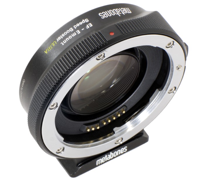 Metabones Speed Booster Ultra upgraded focal length reducer uses ultrahigh index tanatalum
