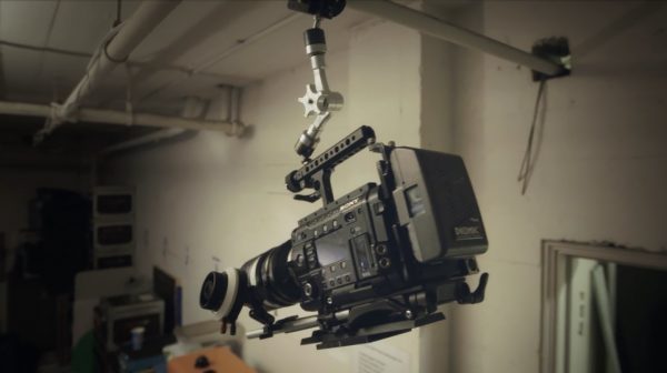 The Infinity arm in use