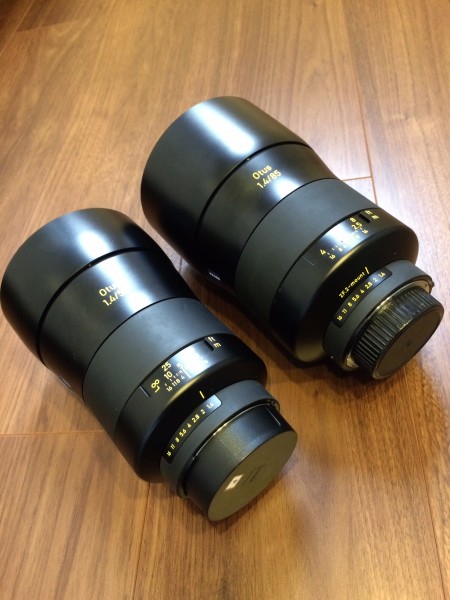 The Zeiss Otus 55 and 85mm lenses