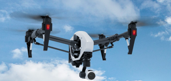The DJI Inspire 1 takes to the air