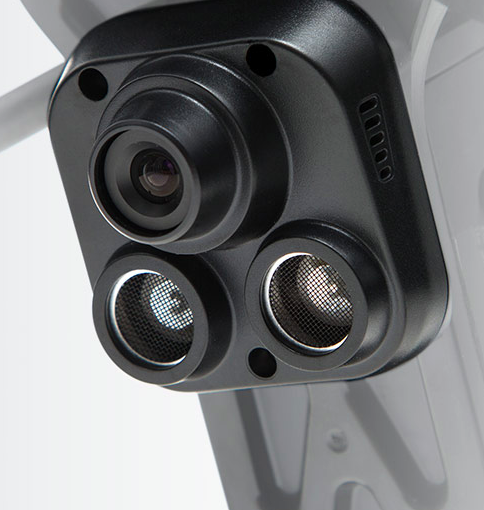 The Optical flow technology has a separate camera and sensors