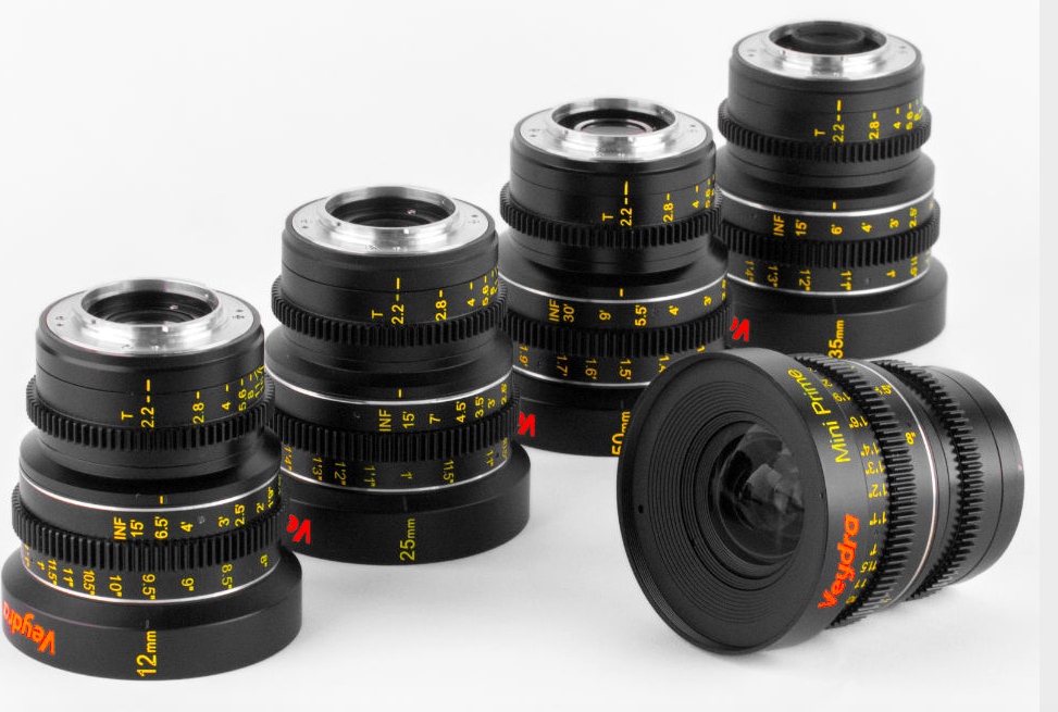 Veydra M4/3 Mini Prime Cinema Lenses announced and available to pre
