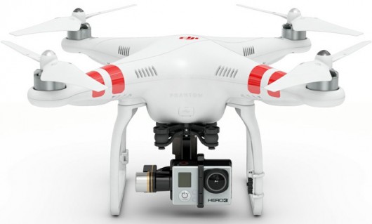 The DJI Phantom with a GoPro Hero