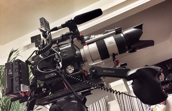 The FS7 'big rig' with Zacuto VCT plate