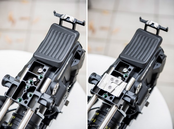 The baseplate can be used in two configurations including the popular VCT-14 setup