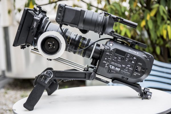 The Arri FS7 hand held set up