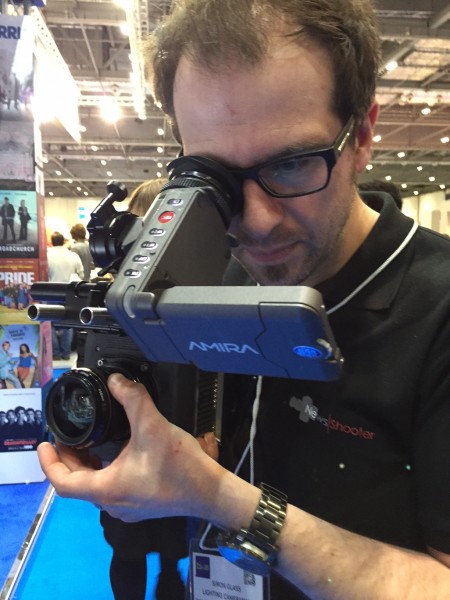 Newsshooter's Simon Glass shooting with the ALEXA MINI