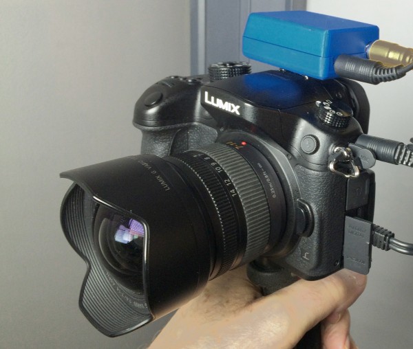 The new SteadXP box shown on a GH4