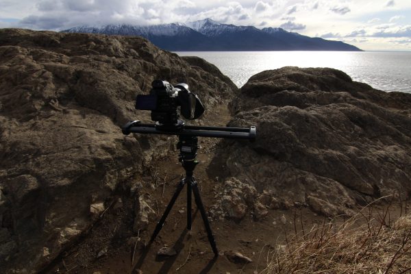 Slavik Boyechko using the SmartSLIDER 410 in Alaska 