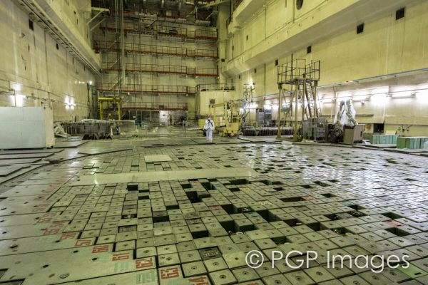 Chernobyl Reactor No. 2, top shielding plates, each unit covers one of 1,660 Nuclear Fuel Assemblies