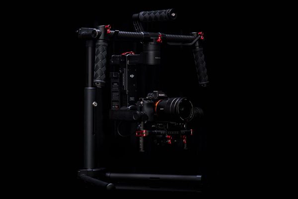 The DJI Ronin-M brushless gimbal, seen here with a Sony a7S mounted