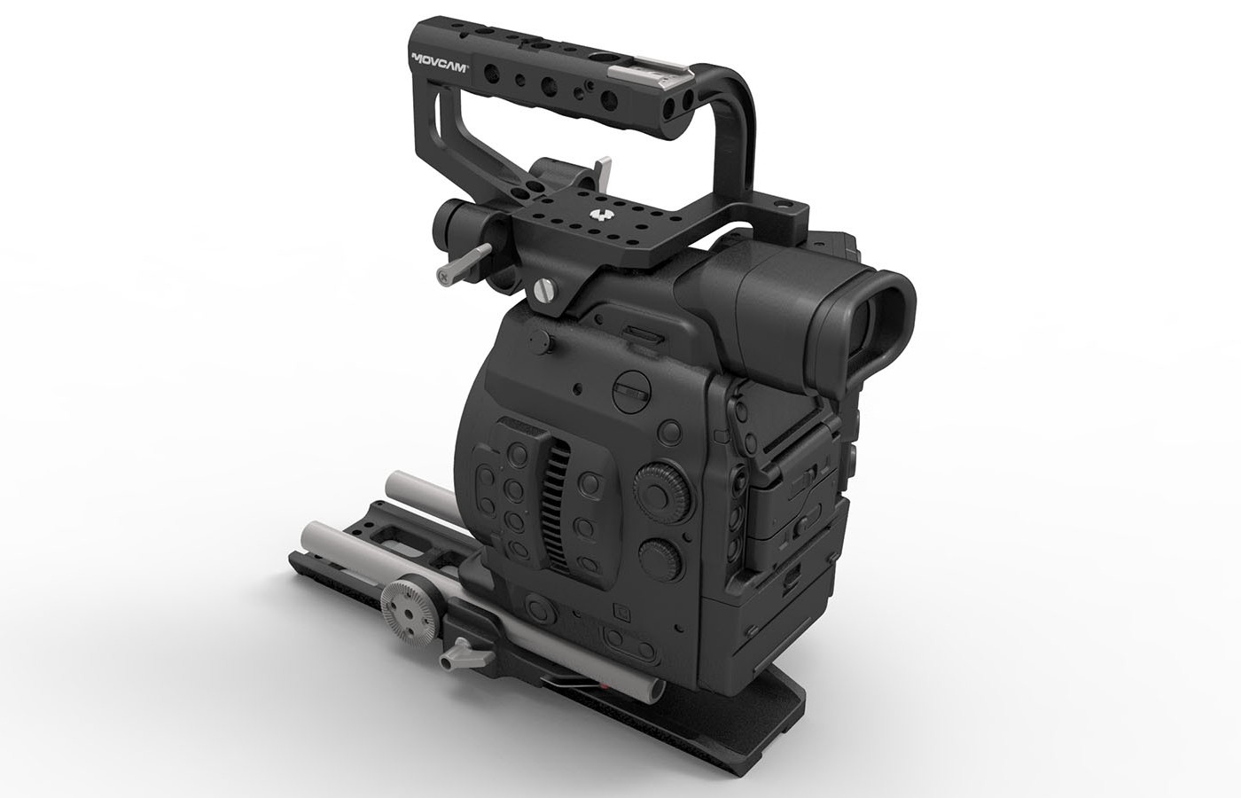 Movcam show Canon C300 mkII alternative top handle - Newsshooter