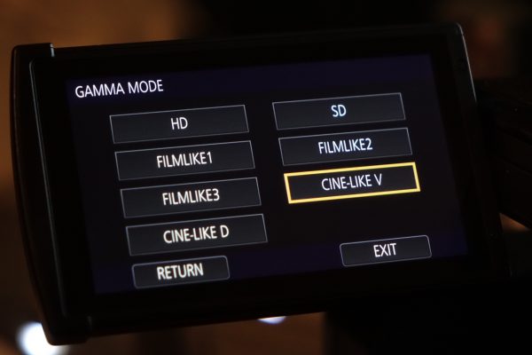 Gamma Modes on the camera