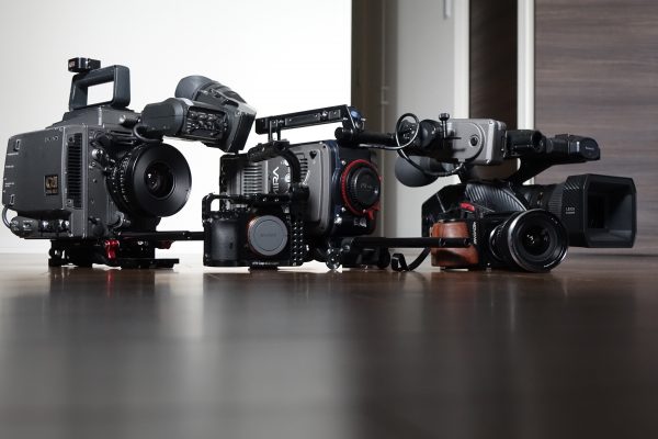 From L-R: Sony F35, Sony a7S, Arri Amira, Blackmagic BMPCC and the Panasonic DVX 200