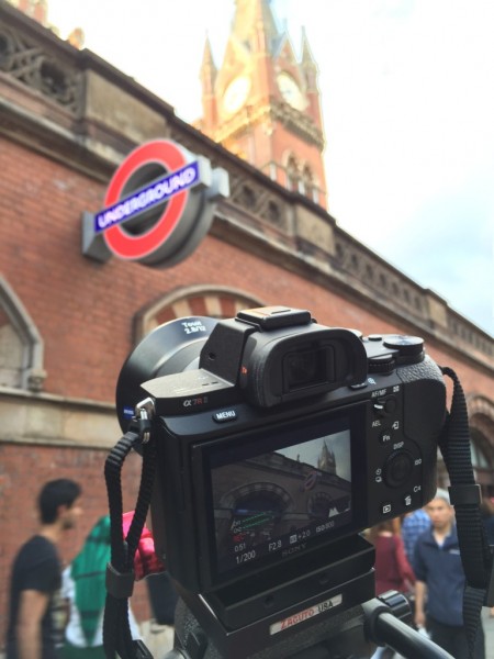 Shooting slow motion with the Sony a7R II outside St Pancras Station