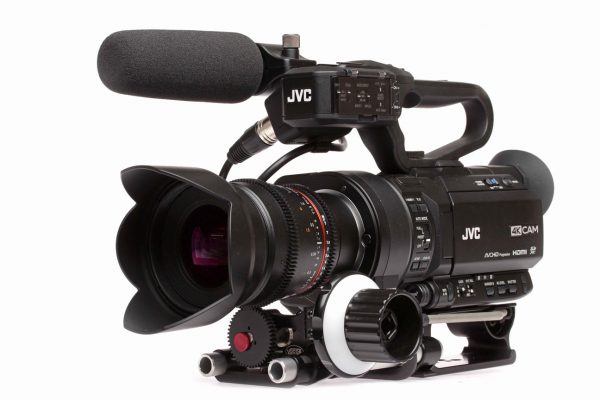 The JVC-GY-LS300, shortly to be updated to firmware version 2.0. Histogram now included!