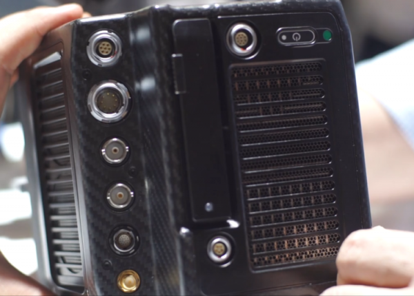 The rear ports on the Alexa MINI (model pictured is pre-production)