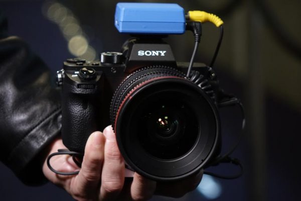 Working prototype SteadXP mounted on a Sony A7R II