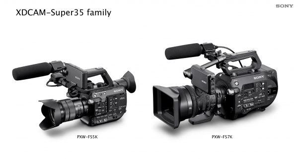 The FS5, left, compared to the FS7