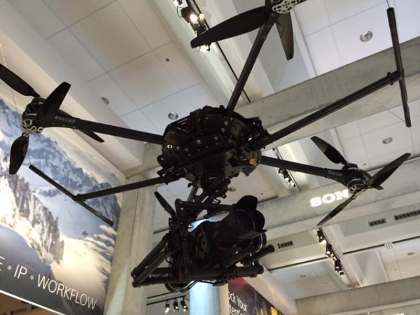 The FS5 is small and light enough, at 800g body-only, to be mounted on UAVs.