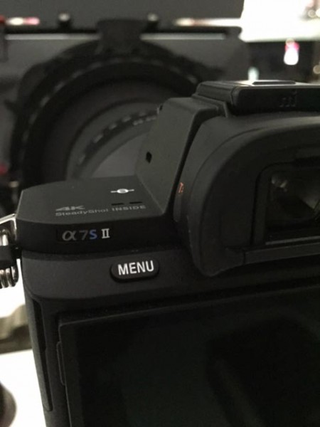 Sony A7s II camera at IBC 2015